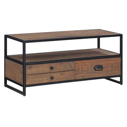 Ooki Wooden TV Stand With 3 Drawers In Oak
