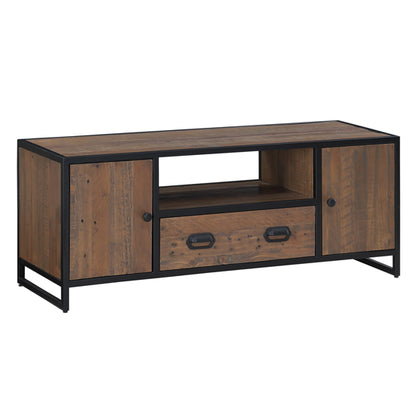 Ooki Wooden TV Stand With 2 Doors And 1 Drawer In Oak
