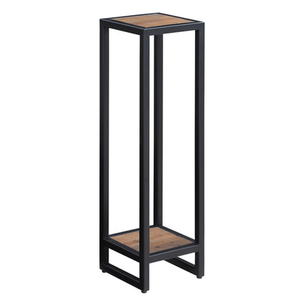 Ooki Wooden Tall Lamp Table In Oak