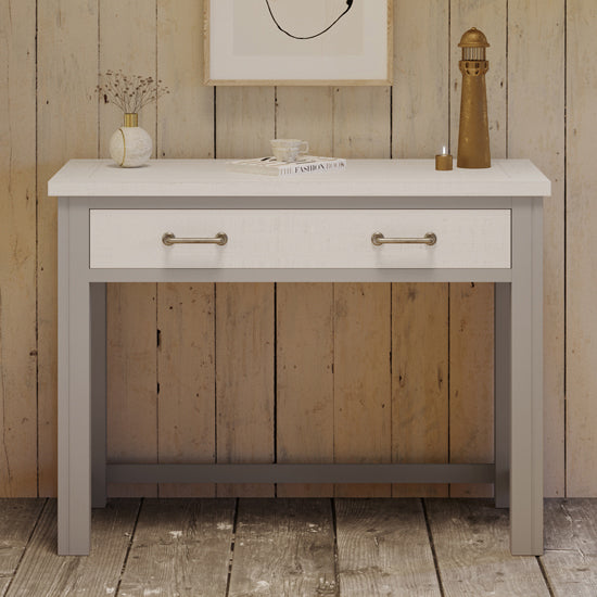 GreyStone Wooden Hidden Laptop Desk In Grey