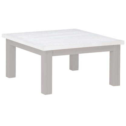 GreyStone Wooden Square Coffee Table In Grey