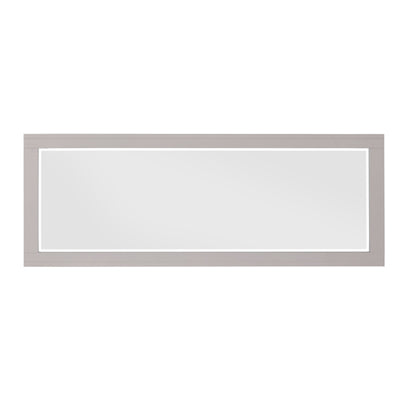 GreyStone Extra Long Wall Mirror In Grey Wooden Frame