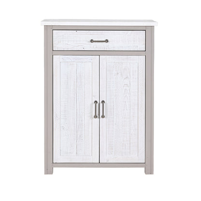 GreyStone Wooden Shoe Storage Cabinet With Drawer In Grey