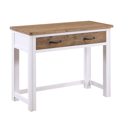 Splash Wooden Hidden Laptop Desk In Oak And White