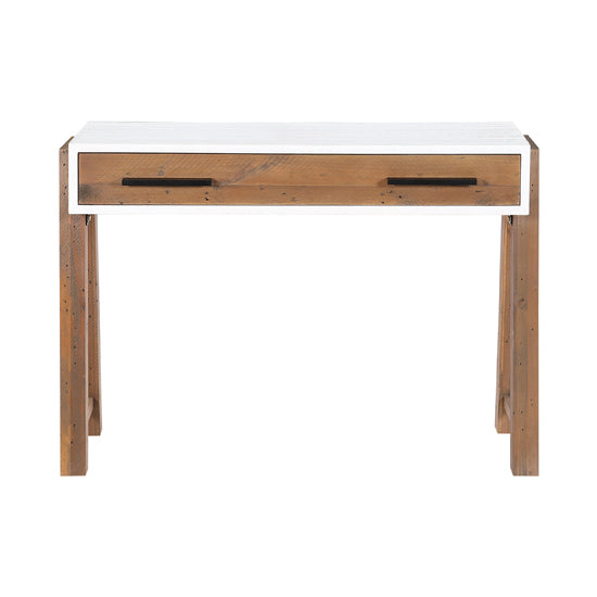 Trinity Wooden Home And Office Laptop Desk In White And Oak