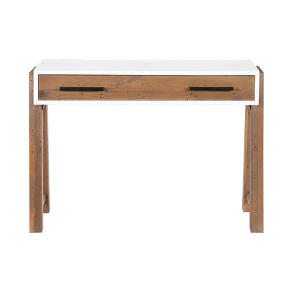 Trinity Wooden Home And Office Laptop Desk In White And Oak