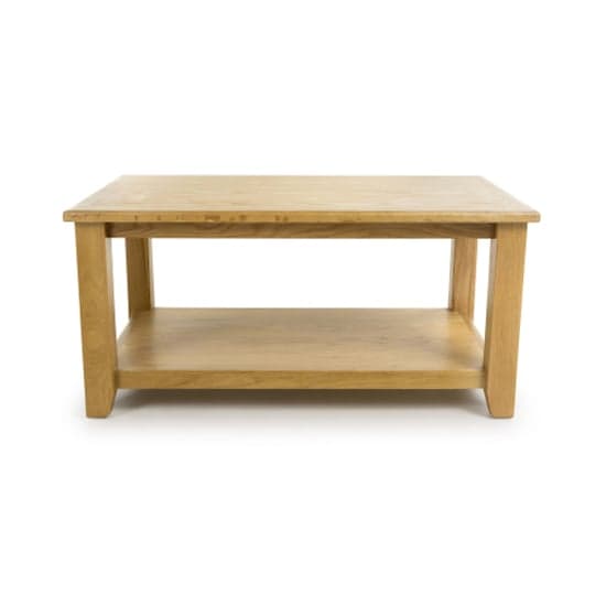Madrid Wooden Coffee Table In Oak