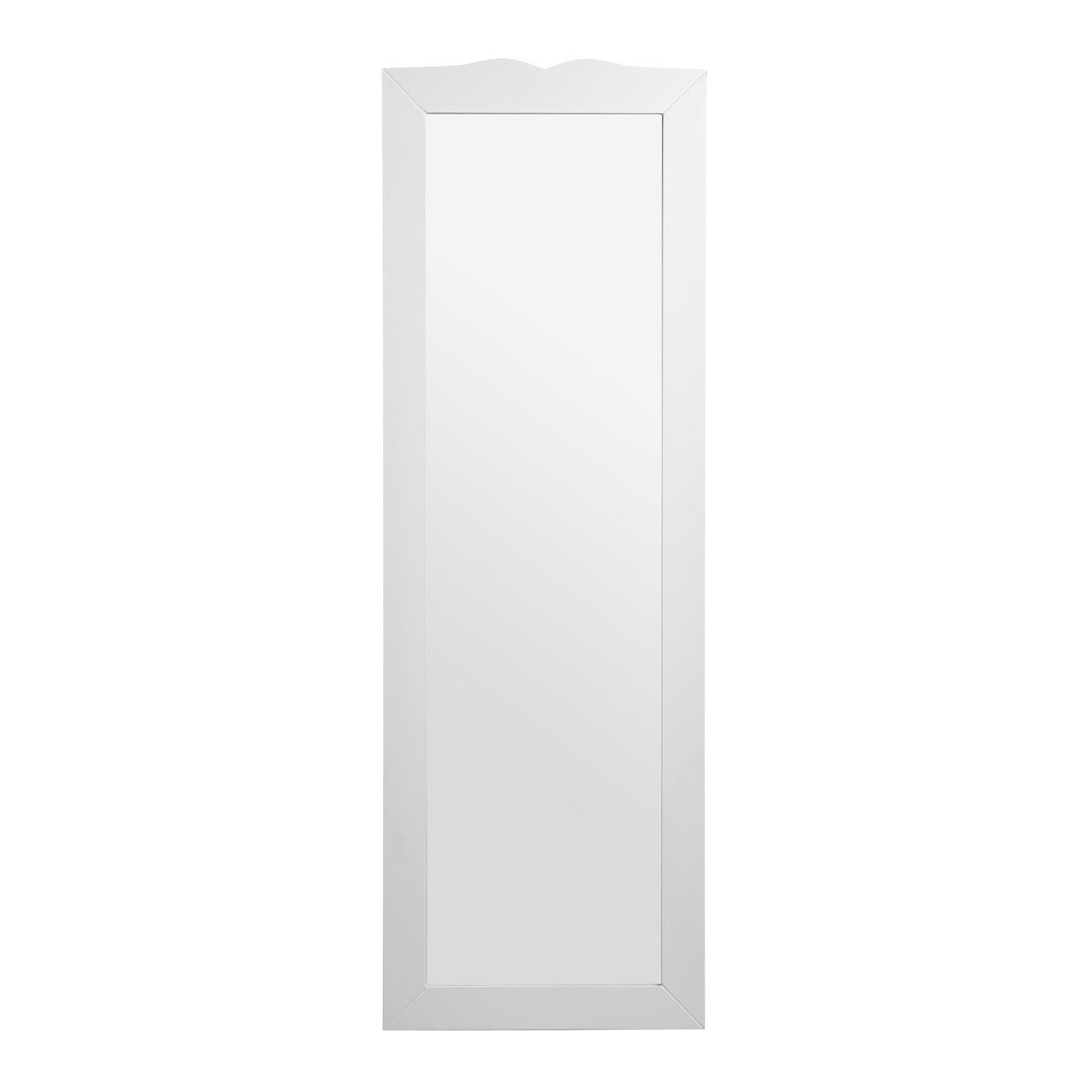Java Vintage Wall Bedroom Mirror In White
