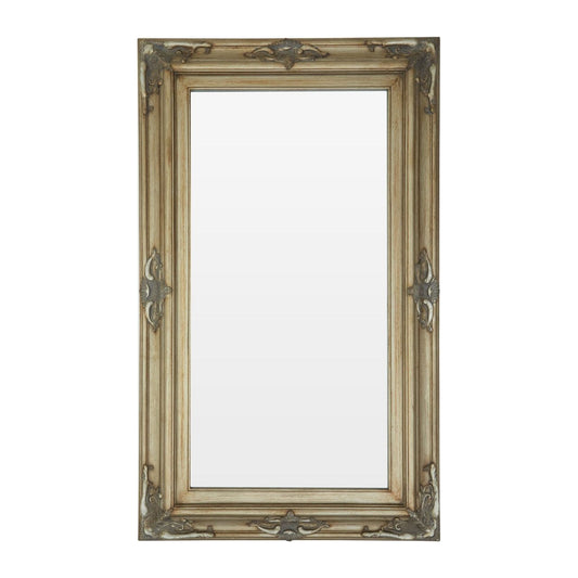 Sevan Wall Bedroom Mirror In Antique Gold Frame