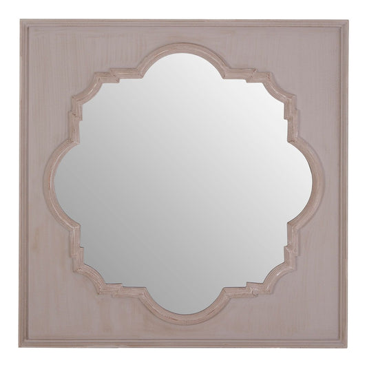 Gladys Exotic Design Wall Bedroom Mirror In Fossil Grey