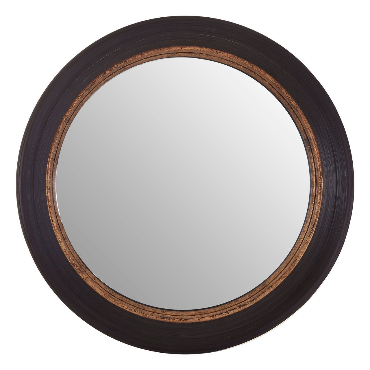 Gwen Convex Surface Wall Bedroom Mirror In Black