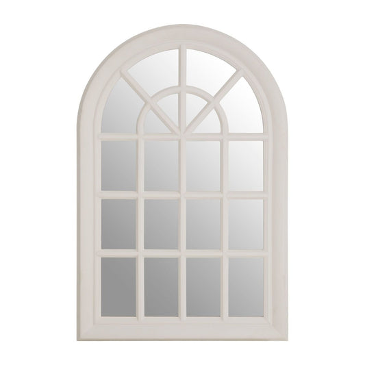 Shayla Wall Bedroom Mirror In White Window Design Frame