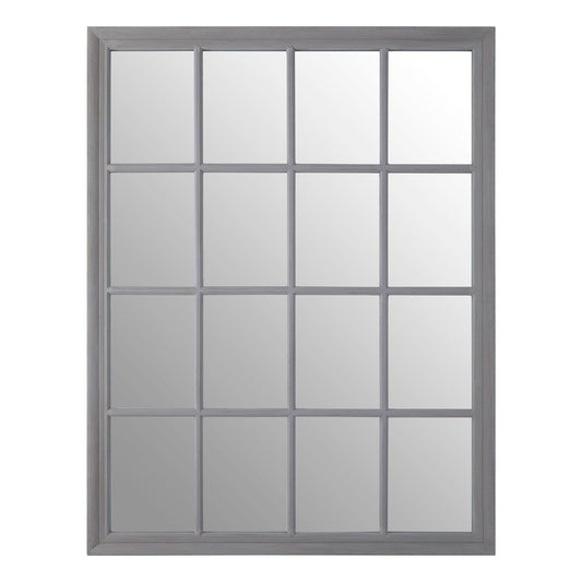 Gatosa Window Design Wall Bedroom Mirror In Grey