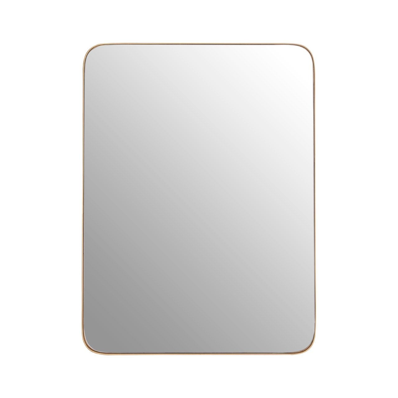 Grekit Rectangular Wall Bedroom Mirror In Gold Effect