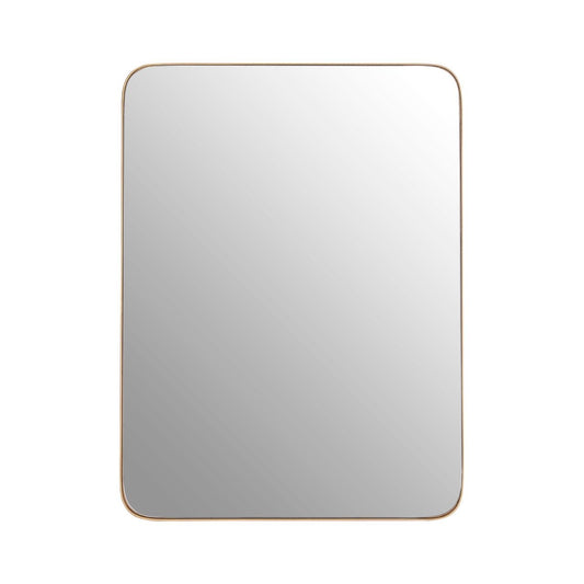 Grekit Rectangular Wall Bedroom Mirror In Gold Effect