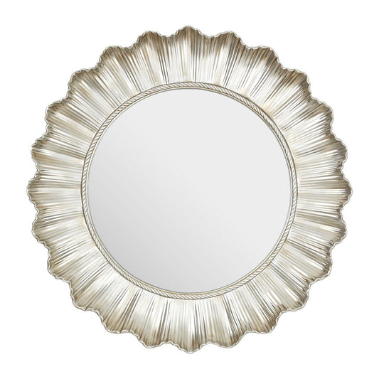 Chiyoka Scallop Wall Bedroom Mirror In Champagne