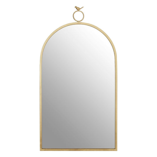 Farran Bird Top Wall Bedroom Mirror In Champagne