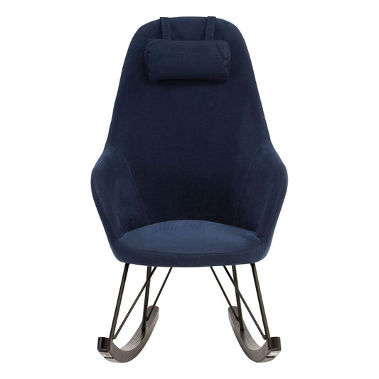 Kolding Fabric Rocking Chair In Blue