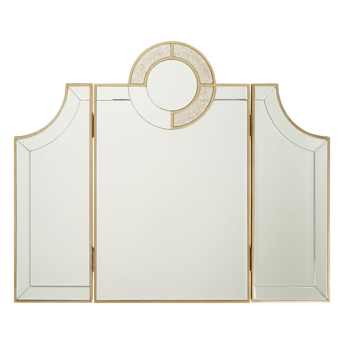Knightsbridge Dressing Table Mirror With Wooden Frame