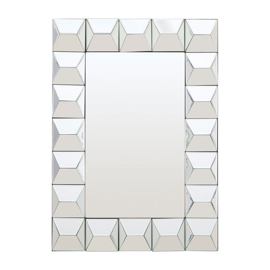 Taranto Geometric Shape Wall Mirror In Three-Dimensional Effect