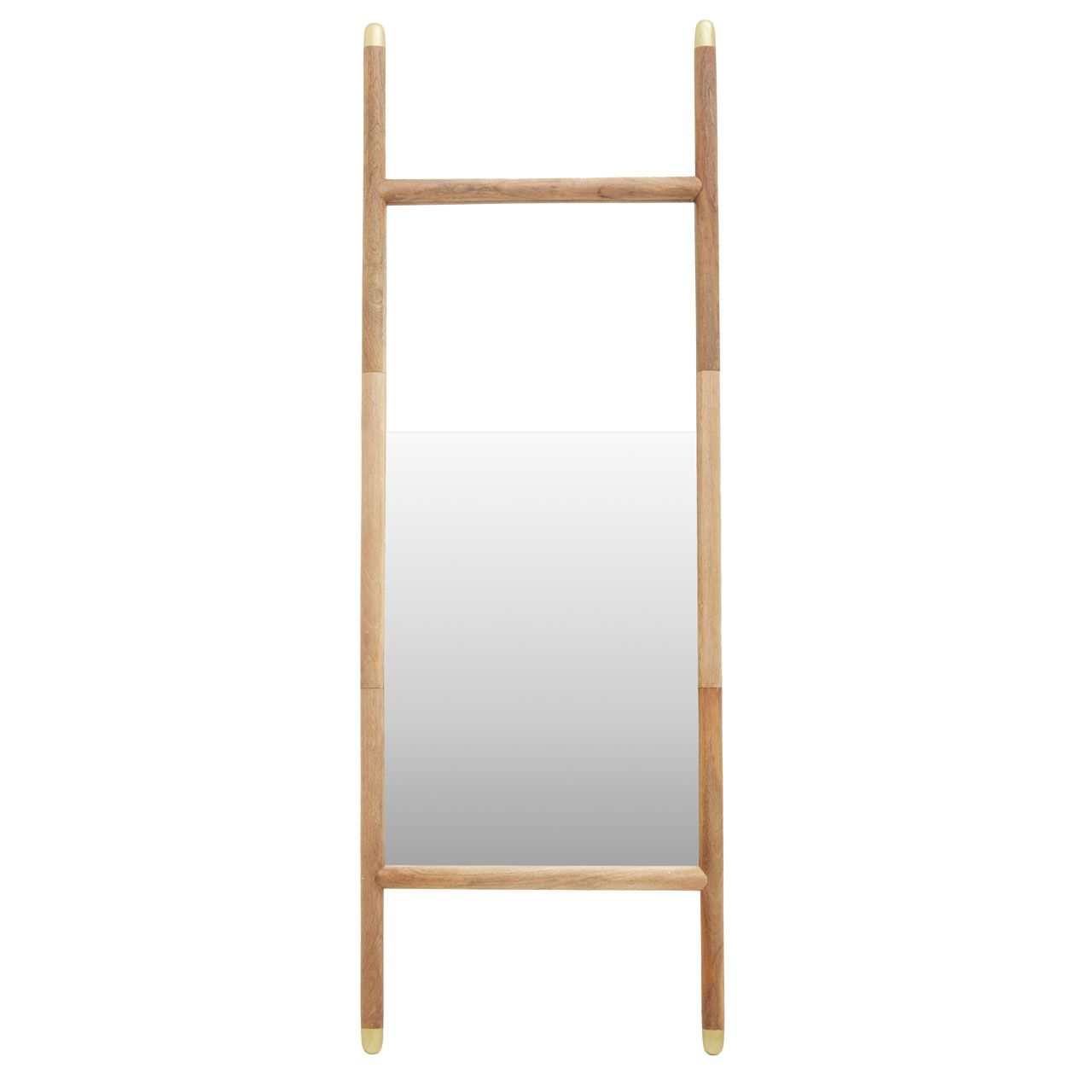 Nirav Wall Mirror In Natural Wooden Frame