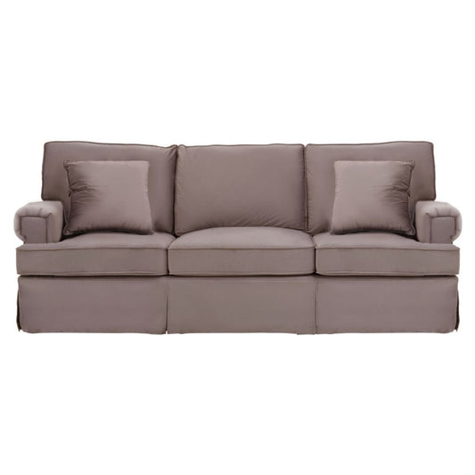 Ralph Velvet 3 Seater Sofa In Mink