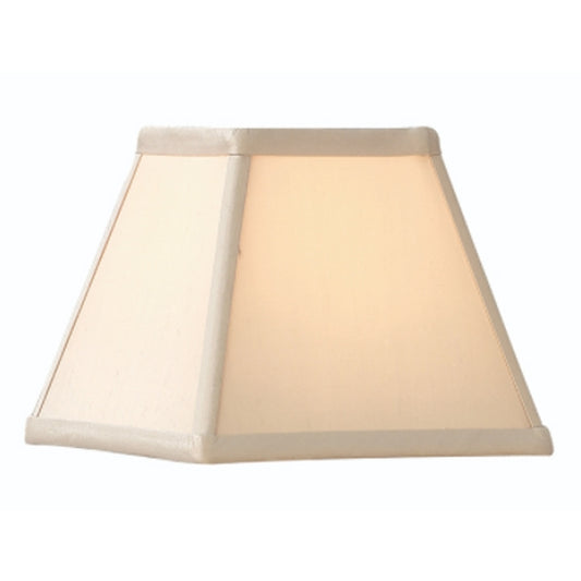 Alice Fabric 5 Inch Shade In Oyster And Gloss White