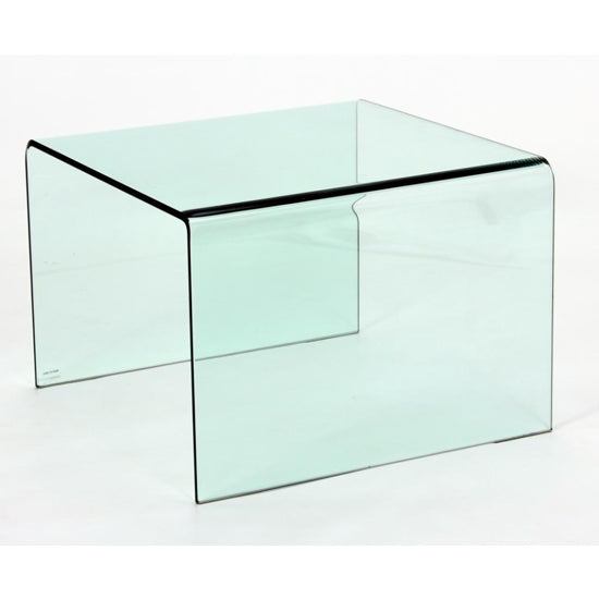 Angola Glass Lamp Table In Clear