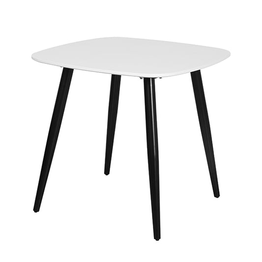 Craven Square Wooden Dining Table In White