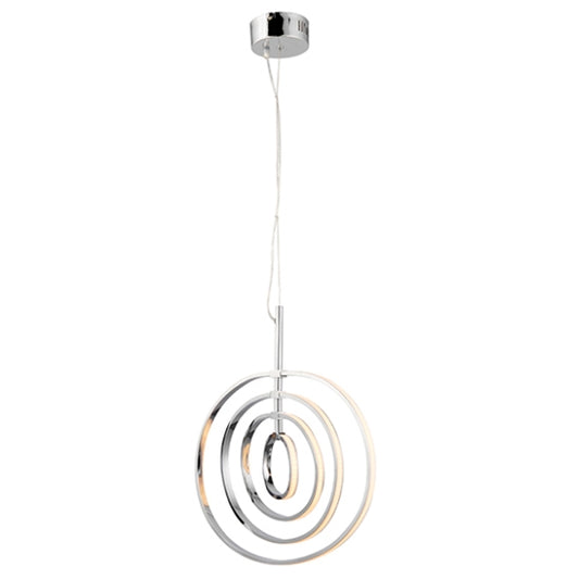 Avali 4 Lights Ceiling Pendant Light In Chrome And White