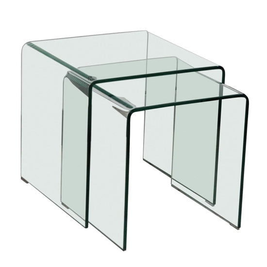 Azurro Glass Nest Of Tables