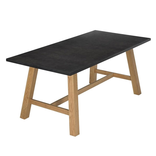 Brooklyn Wooden Dining Table Grey And Oak