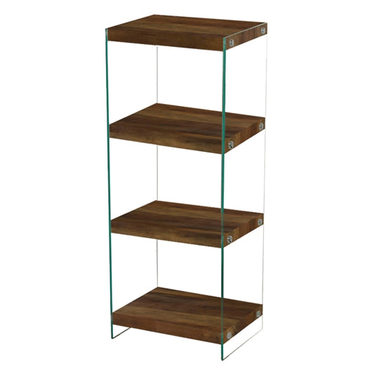 Charter Medium Display Unit In Oak Effect With Glass Sides