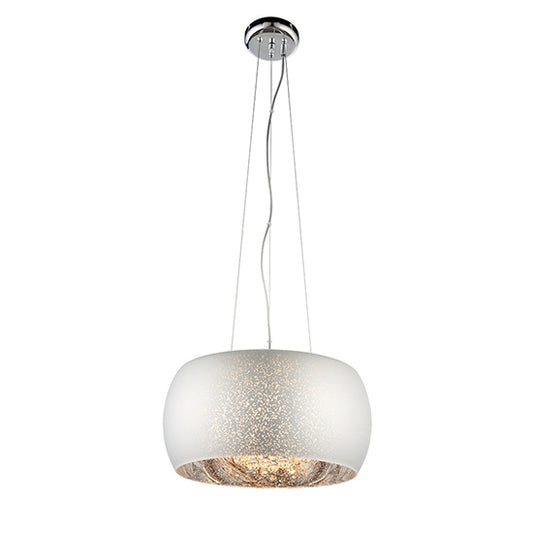 Eclipse 5 Lights Ceiling Pendant Light With Reflective Chrome Electro-Plated Glass
