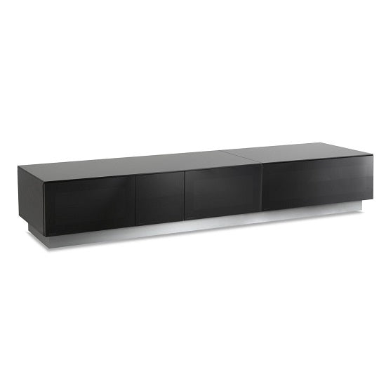 Element Extra Large TV Stand In Black With Glass Door
