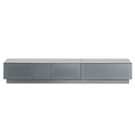 Element Extra Large TV Stand In Grey With Glass Door