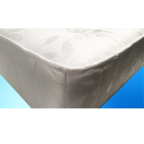 Emerald Damask Fabric Double Sprung Mattress