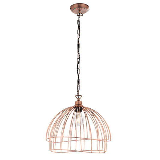 Jericho Ceiling Pendant Light In Copper