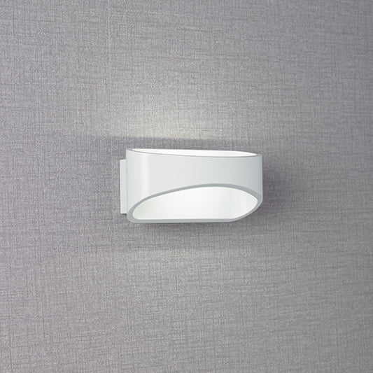 Johnson LED Wall Light In Matt White