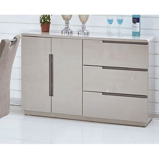 Knightsbridge Sideboard In Cappuccino High Gloss