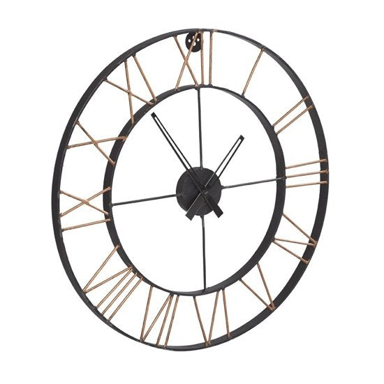 Lincoln Large Metal Clock