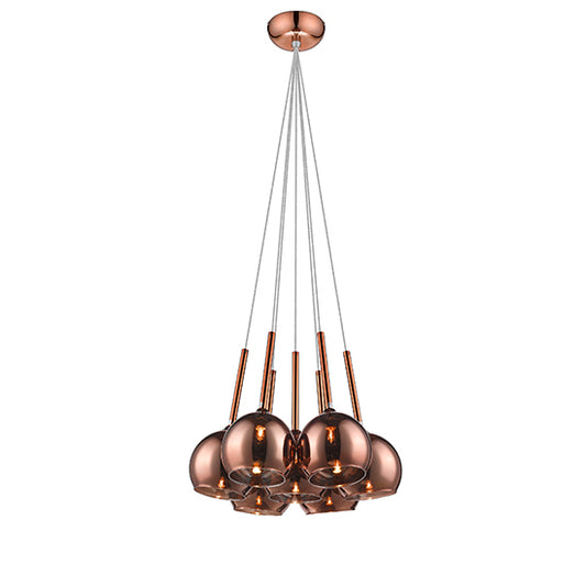Plumstead 7 Bulbs Decorative Ceiling Pendant Light In Copper