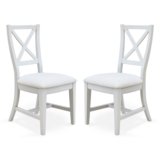 Signature Grey Wooden Dining Chairs In Pair