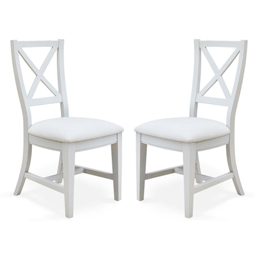 Signature Grey Wooden Dining Chairs In Pair