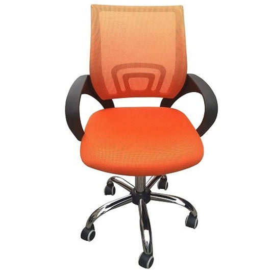 Tate Mesh Back Home And Office Chair In Orange