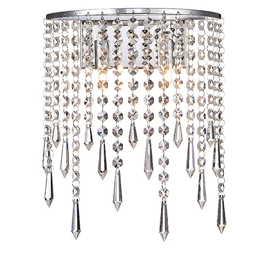 Thornton 2 Bulbs Decorative Wall Light In Chrome