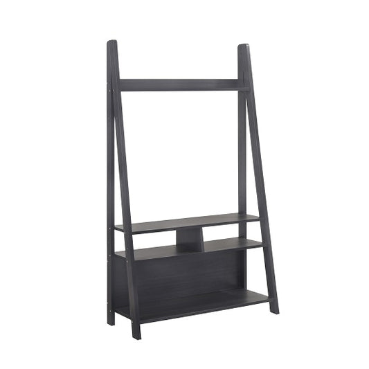 Tiva Wooden Ladder TV Stand In Black