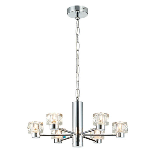 Wakefield 6 Bulbs Decorative Ceiling Pendant Light In Chrome
