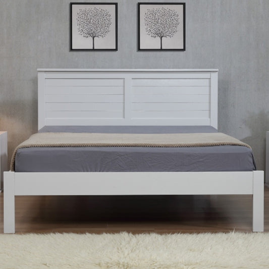 Wilmot Wooden 4 Foot Bed In Grey